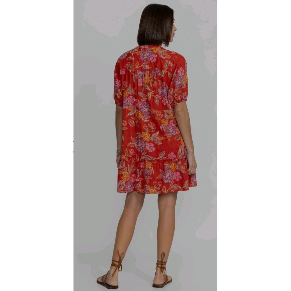Johnny Was Women's Whimsical Hibiscus Pleated Yoke Dress Size XXL MSRP $270 - Picture 12 of 14